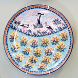 28cm Dinner Plate in Signed Stork Valley pattern