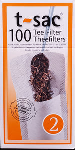 T-sac medium #2 disposable Tea Filters 100pcs