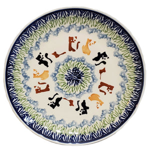 21.5 cm Luncheon Plate in 3 Cats & a Mouse pattern