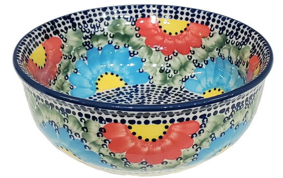16.5cm Soup / Side Bowl in Poppies Galore pattern