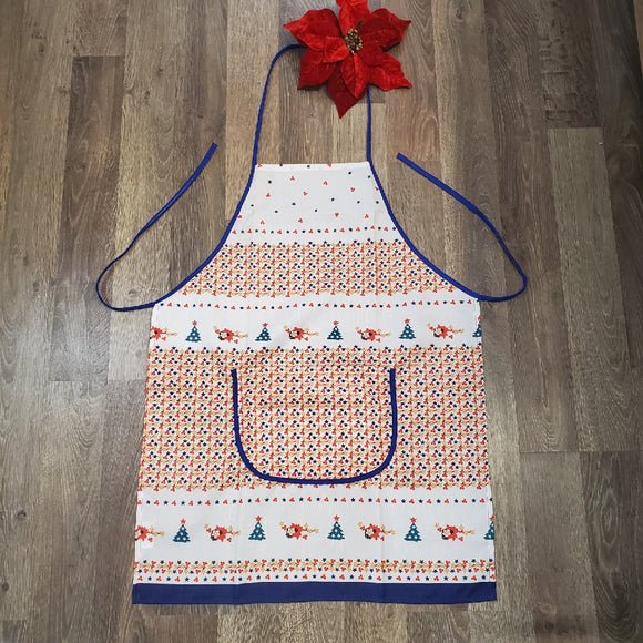 Kitchen apron in Holiday pattern