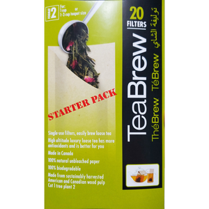 TeaBrew #2 disposable Tea filters starter pack 20pcs.