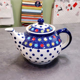Afternoon teapot in Fun Dots pattern
