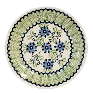 17cm Bread and Butter Plate in Blue Clematis pattern
