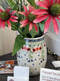 21cm Flower Vase in Floral Whispers
