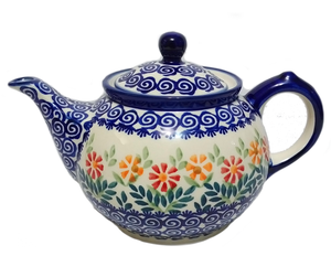 Morning teapot in Spring Morning pattern