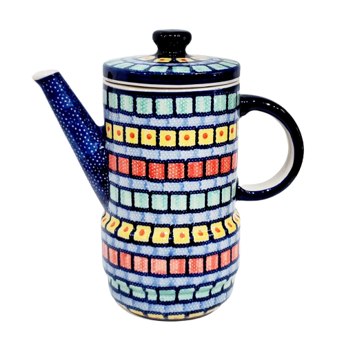 1.3L Coffee pot in Mosaic pattern