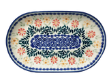 23cm Oval Platter in Spring Morning pattern