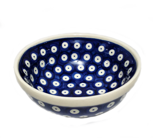 15cm Cereal / Soup Bowl in Polka Dot pattern