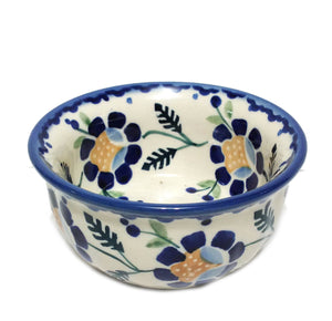 11cm Snack Bowl in Blue Daisy pattern
