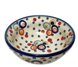 15cm Cereal / Soup Bowl in Unikat Happy Bubble pattern