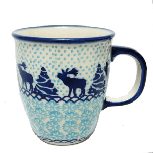 300ml Bistro Mug in Reindeer pattern