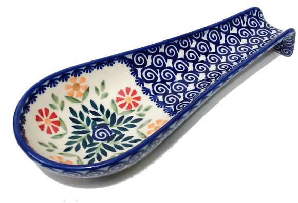 Long spoon rest in Spring Morning pattern