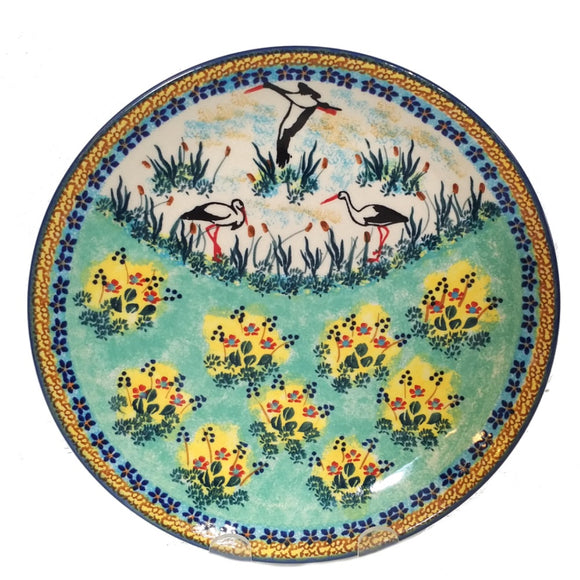 21.5 cm Luncheon Plate in Signed Stork Meadow pattern