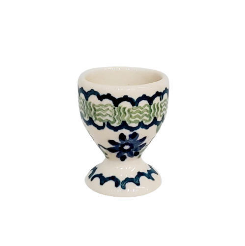 Egg cup in Blue Clematis pattern