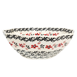 28cm Salad Bowl in Scarlet Rose pattern