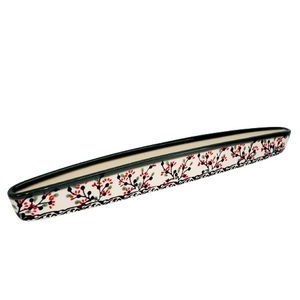 Olive Boat in Cherry Blossom pattern