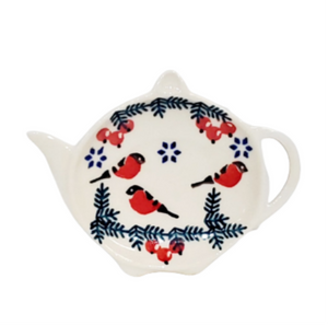 Tea Bag rest in Cardinal pattern