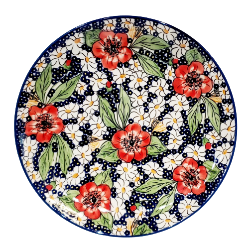 28cm Dinner Plate in Red Poppy pattern