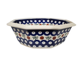 19.5cm Octagon Bowl in Peacock pattern