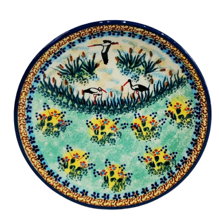 17cm Bread and Butter Plate in Stork Valley pattern