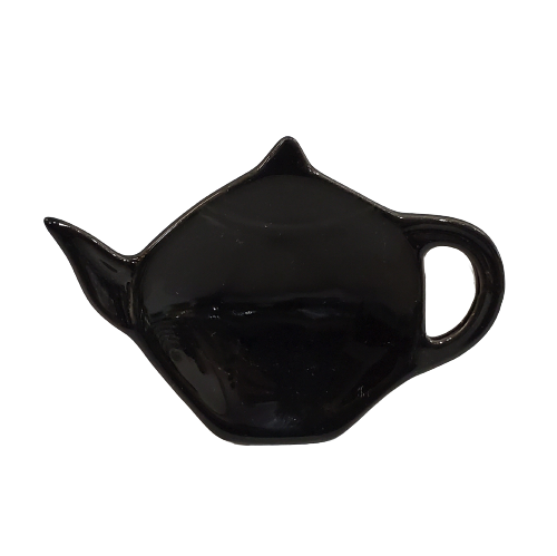 Tea bag holder, black