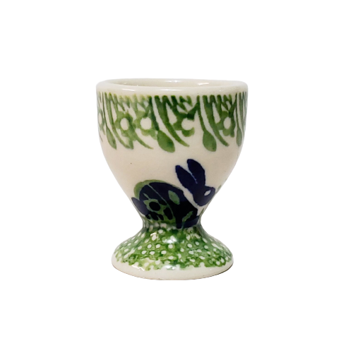 Egg cup in Spring Bunny pattern