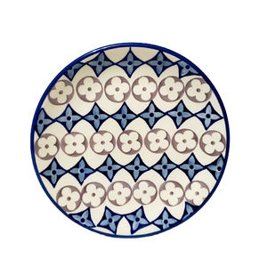17cm Bread and Butter Plate in Unikat Blue Diamonds pattern