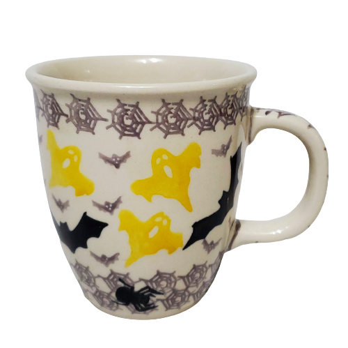 300ml Bistro mug in Ghosts and Bats pattern