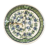 27cm Divided Platter in Blue Clamatis pattern