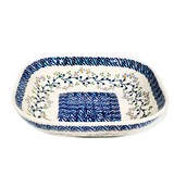 21cm square Salad Bowl in Willow pattern