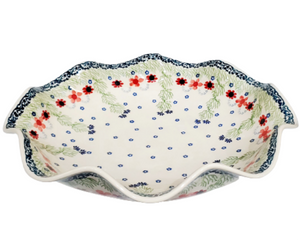 37cm Salad Bowl/ platter in Fliral Whispers pattern