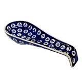 Long Spoon Rest in Nautical Blue pattern