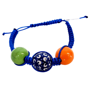 3-Bead adjustable cord Bracelet