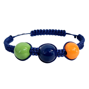 3-Bead adjustable cord Bracelet